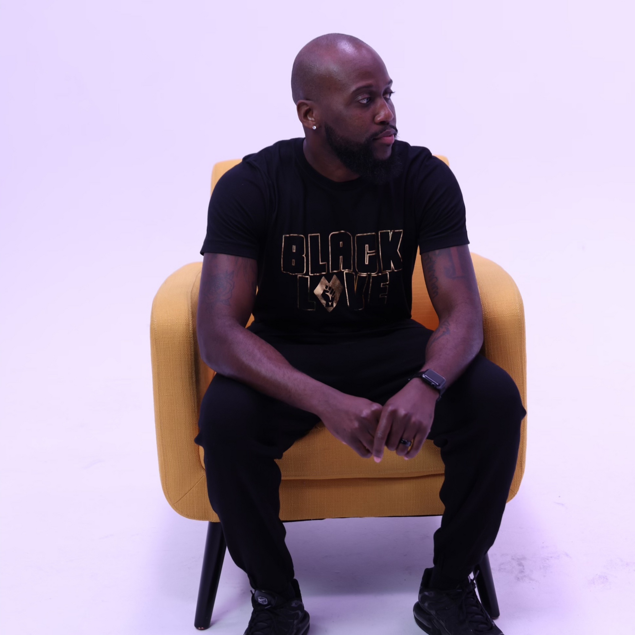 Black love t sales shirt